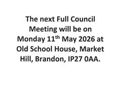 Brandon Town Council Notice Board