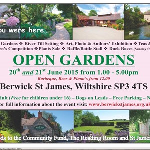 Berwick St James Parish Open Gardens 2015