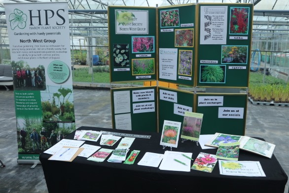 Publicity display at Brighter Blooms