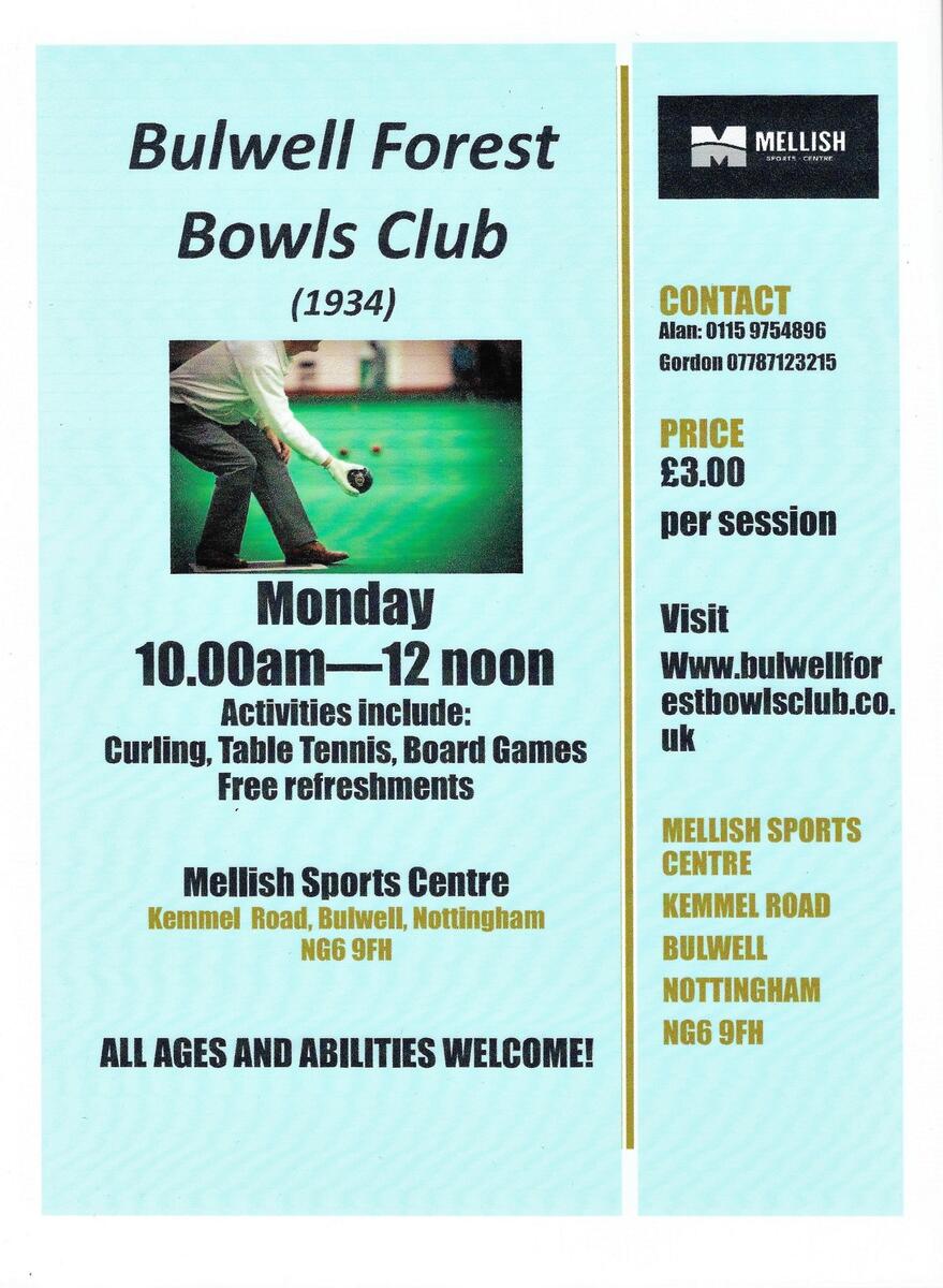 Bulwell Forest Bowls Club Henry Mellish Sports