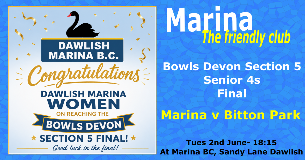 Marina Bowling Club Dawlish Latest News