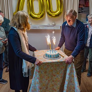 Berwick St James Parish Stan Palmer's 100th Birthday Party