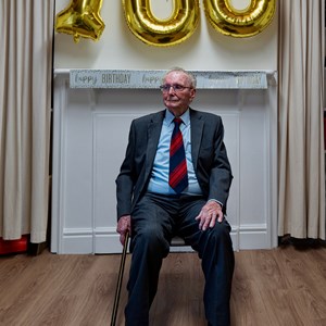 Berwick St James Parish Stan Palmer's 100th Birthday Party