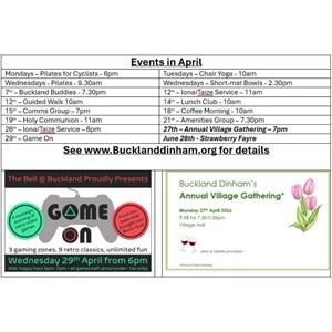 Buckland Dinham Virtual Notice Board