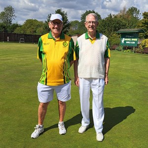 Finalists Open Singles - Fred Thorpe & Eric Faulconbridge
