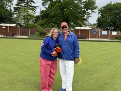 Spider winners Kirsty and Ian
