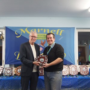Mens Winner, Steve Johnson, collected by Gareth Johnson
