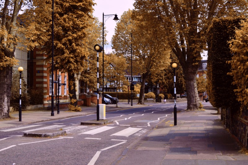 Photo of an empty road with zebra crossing, by SAMYii on Unsplash