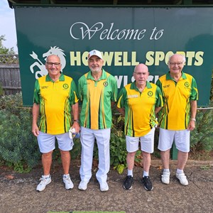 Fred Thorpe/Mike Jones & Byron James/Eddie Pearson Mens Pairs Finalists