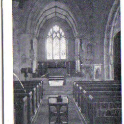 The interior of St Leonards Church