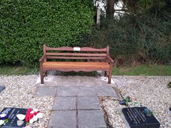 The RWB Shed Garden Of Remembrance Bench