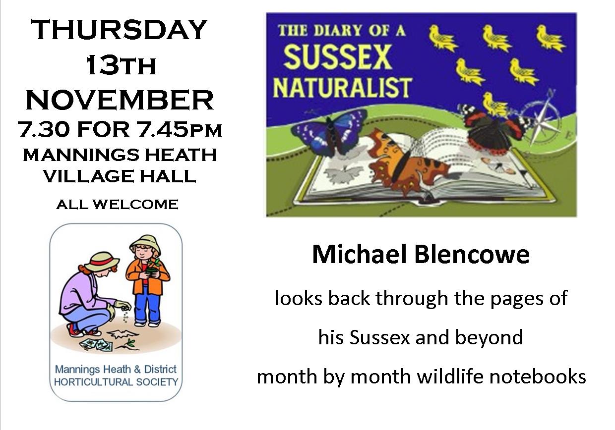 Mannings Heath & District Horticultural Society Latest News 2025