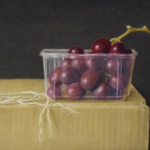 'Tub of Grapes' Oil by Joan Rollason