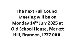Brandon Town Council Notice Board