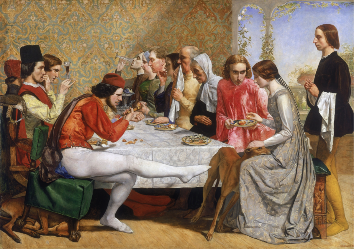 Isabella, 1848-9, John Everett Millais, oil on canvas, Tate Britain