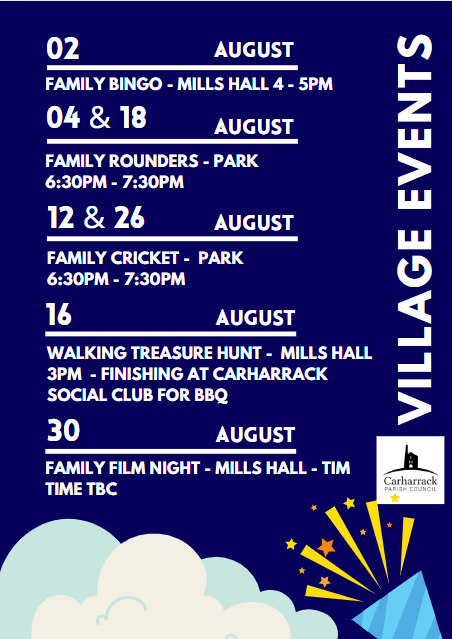 Carharrack Parish Council Community notice board