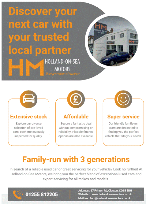 Main Sponsor - Holland on Sea Motors