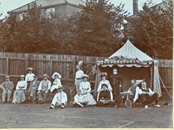 1904 tennis gathering at Twyford.