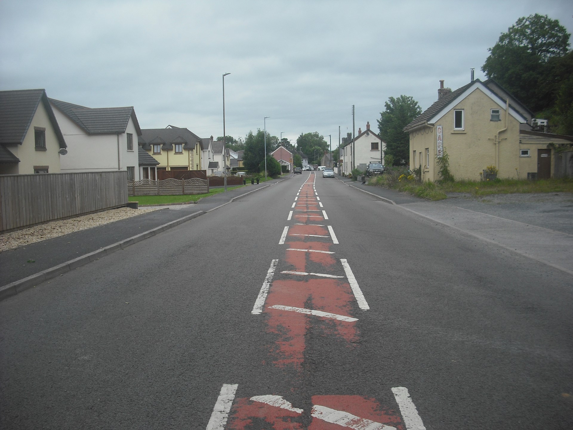 Llanddowror village main road