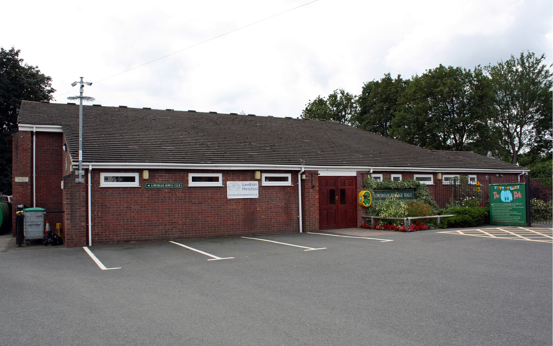 Front of Village Hall