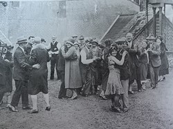 Dancing at the rear of The Royal Oak (Source: TLHYB)