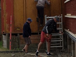 Ibstock Bowls Club Recladding the clubhouse