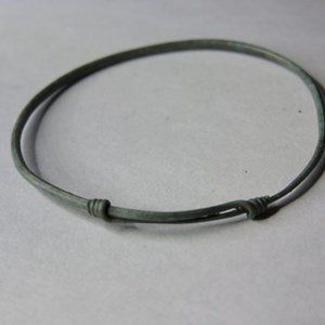 Remember that child’s bracelet – this is what it looked like the cleaned up by Lindsey.