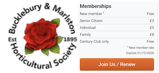 Welcome to Bucklebury and Marlston Horticultural Society