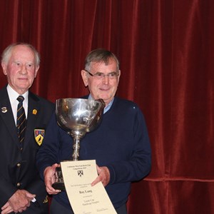 President John Newland with Leeds Cup Winner Roy Lang