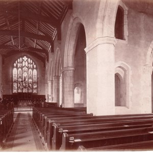 St Lawrence Church Interior c1880