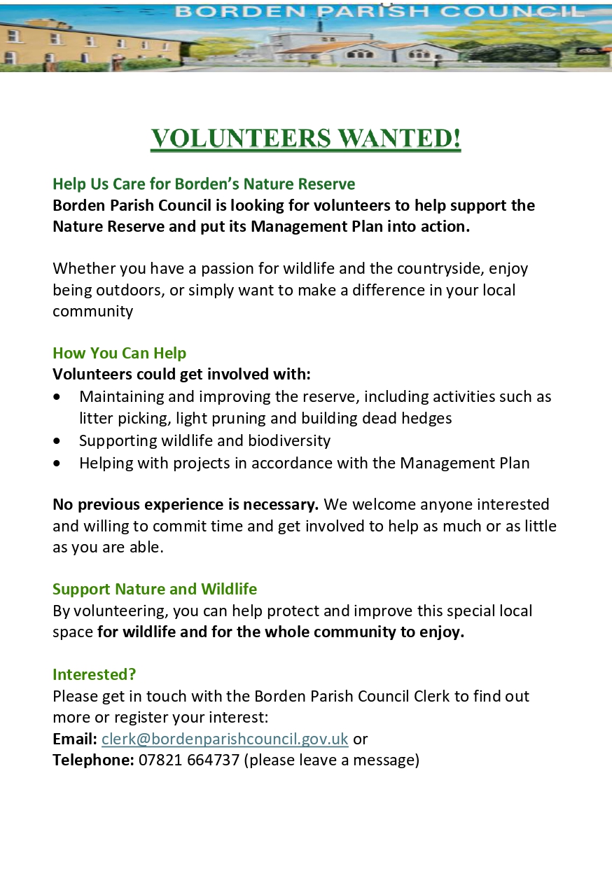 Volunteers Wanted