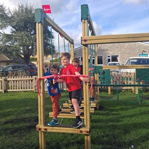 Martinstown Village Hall Opening of the new Playground Equipment