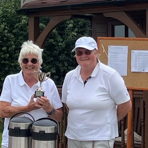 Club Doubles Day-Winners Gill Brent & Jo-Ann Hughes.