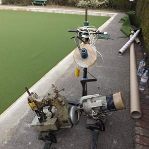 Cowplain Bowling Club The Laying of the Carpet