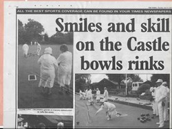 Whitstable Bowling Club Old photos/press articles