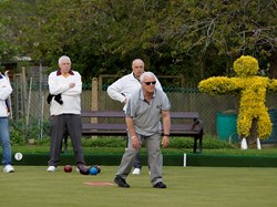 Bletchley St. Martins Bowls Club Team practice
