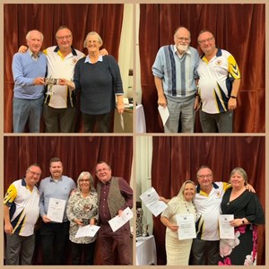 Colchester West End Bowls Club Presentation Evening 2025