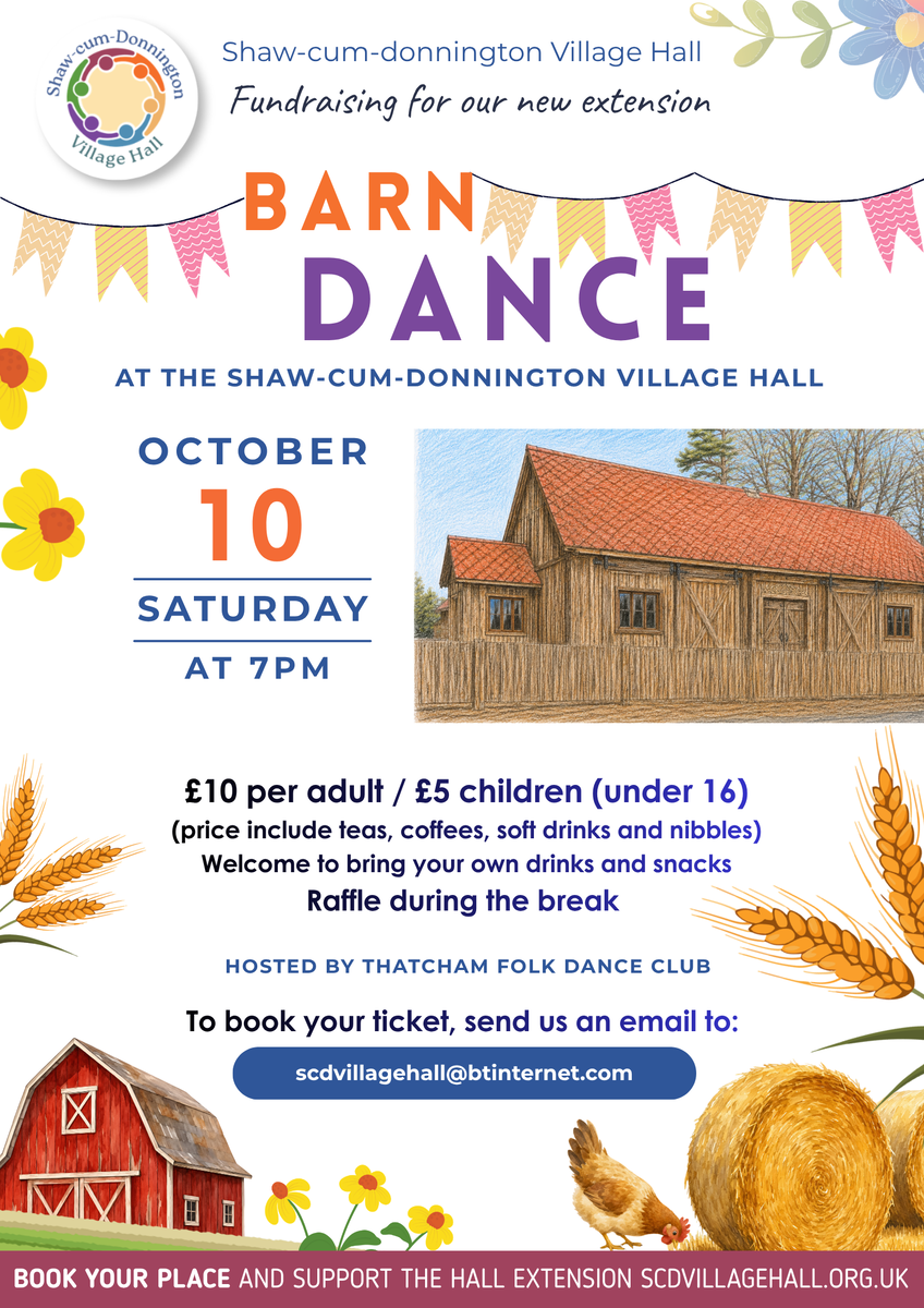 Shaw-cum-Donnington Village Hall Upcoming Events