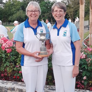 Judith Smith & Gayle Hartley Winners Yorkshire Ladies Over 55 Pairs 2021