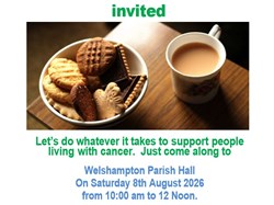 Welshampton & Lyneal Parish Hall Coffee Mornings