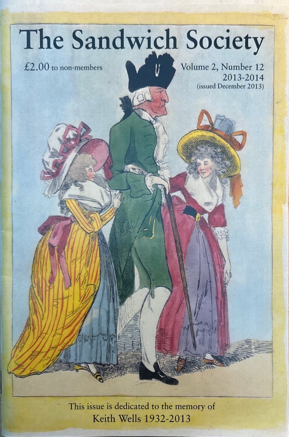 Cover of the Sandwich Society Journal