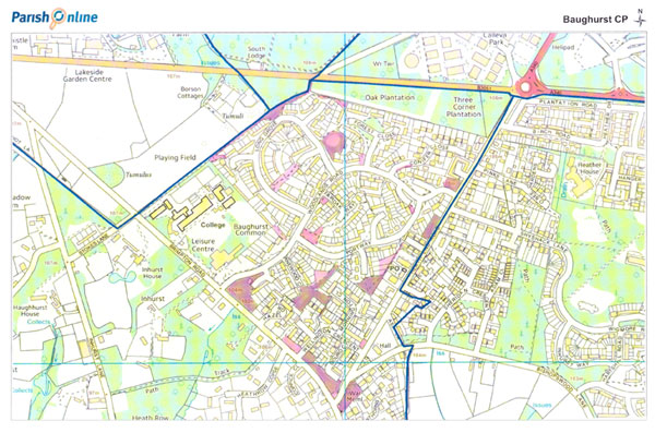 Baughurst Common land owned by Baughurst Parish Council