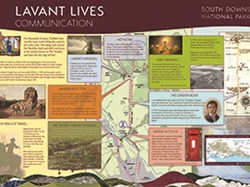 Chalkpit Lane Interpretation Board