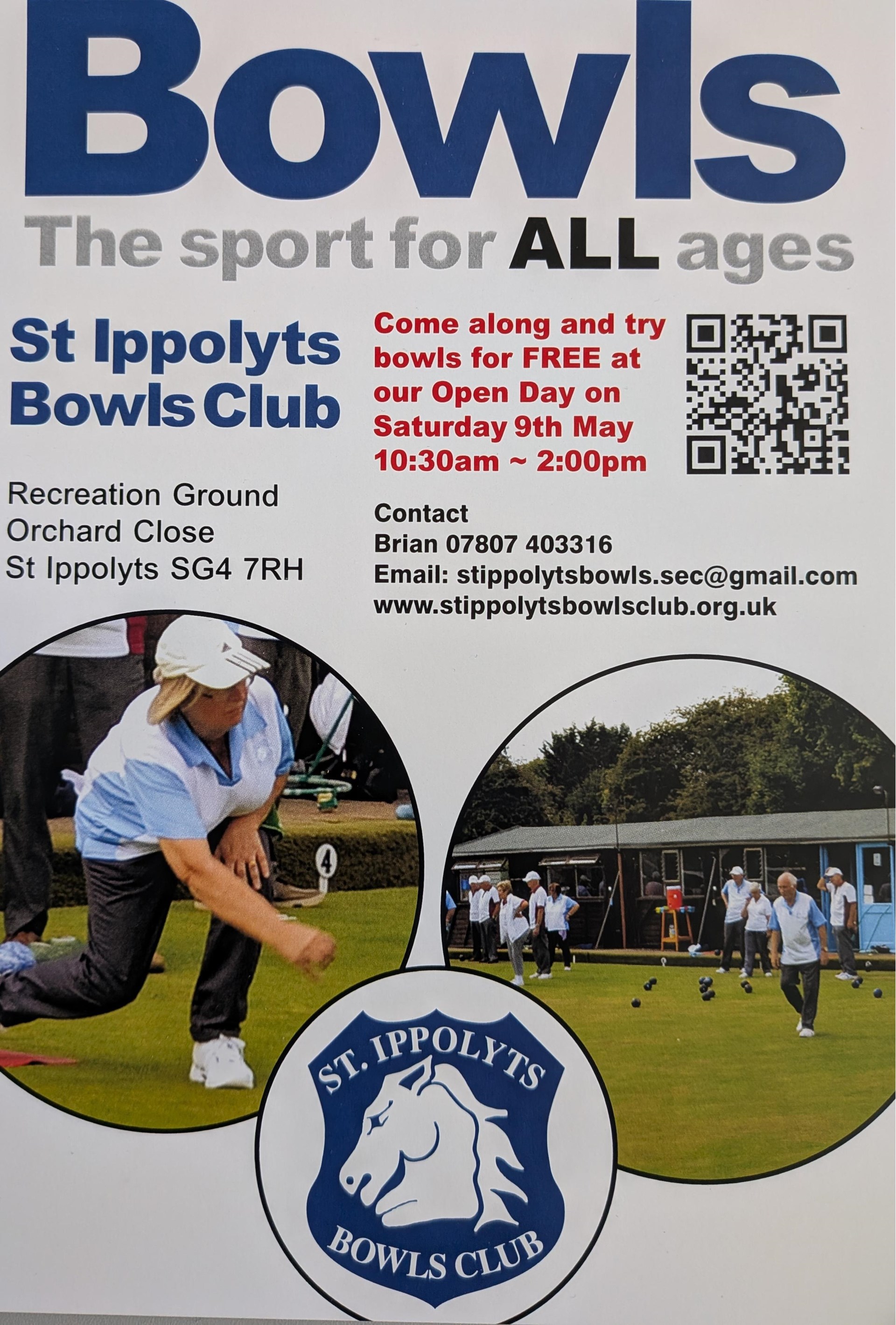 St Ippolyts Bowls Club Open Day Sat 9th May