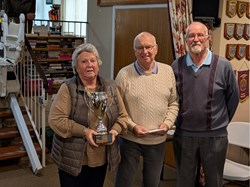 Midweek Pairs Winners Peter Foster and Denise Stephens