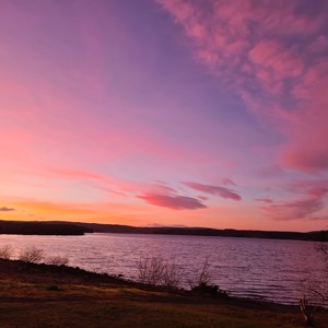 Kielder Water sunset