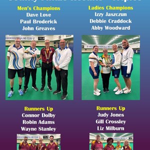 Northamptonshire Indoor Bowling Association 2025/26 Winners