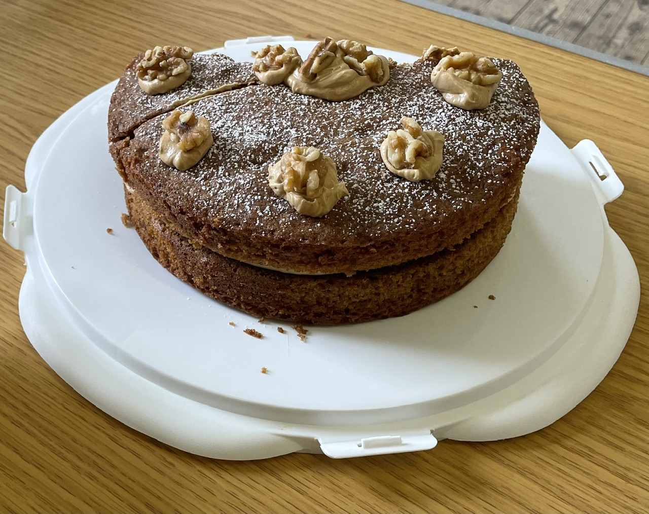 Home made GF coffee cake
