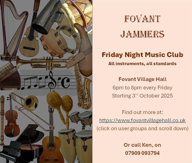 Fovant Village Hall User Groups