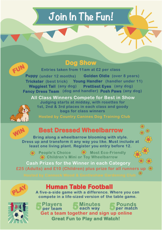 CannockWood&Gentleshaw Village Hall Midsummer Fair Home